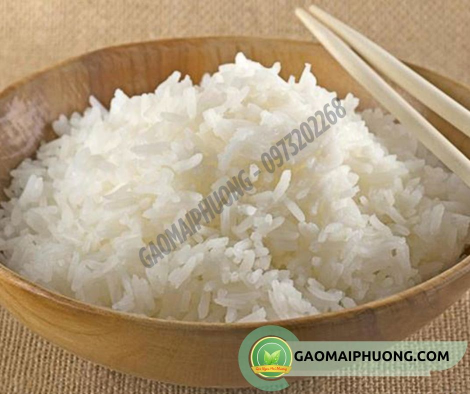 com gao xi deo cơm được nấu từ gạo xi dẻo