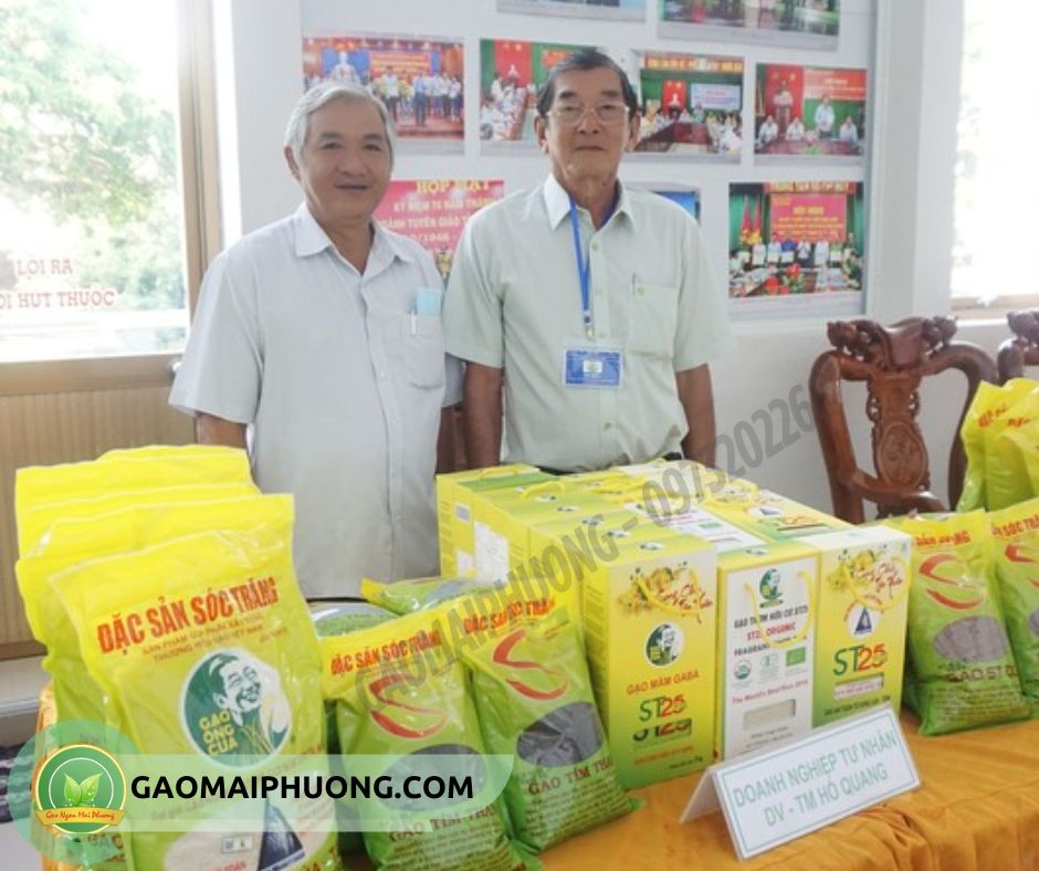 Hoi luong thuc viet nam chung nhan gao ST25 hội lương thực việt nam chứng nhận gạo ông cua lúa tôm st25