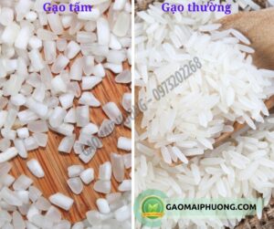 So sánh gạo tấm và gạo thường