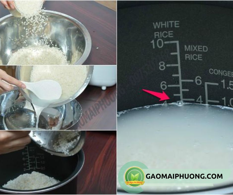 đong lượng nước phù hợp