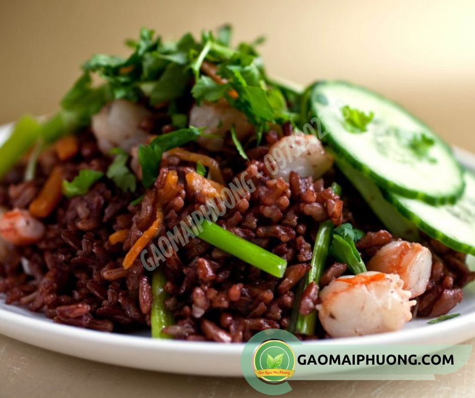 Mon an voi gao lut huyet rong