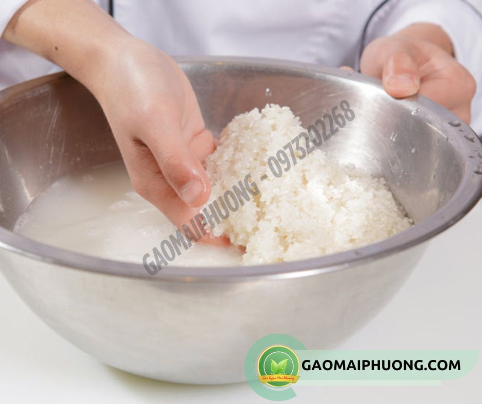 cách bảo quản gạo ngâm nước